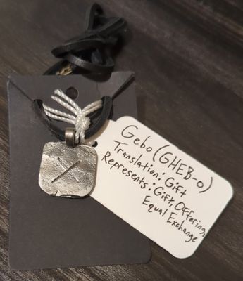 Norse Rune Pendant (Gebo)