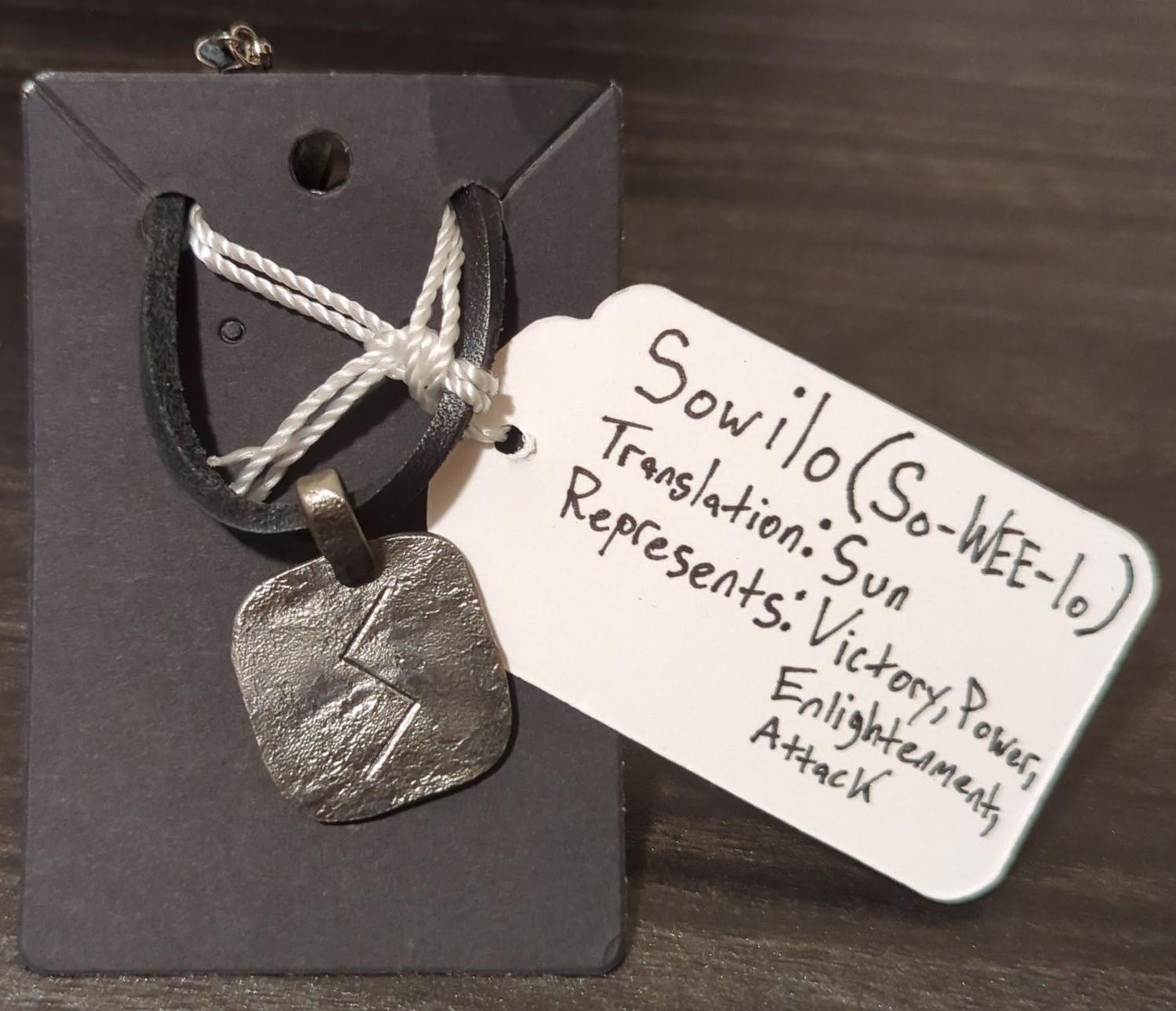 Norse Rune Pendant (Sowilo)