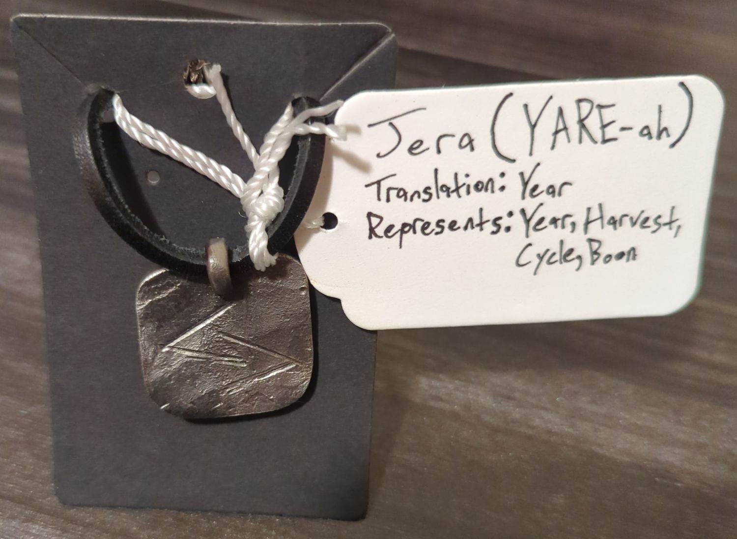Norse Rune Pendant (Jera)