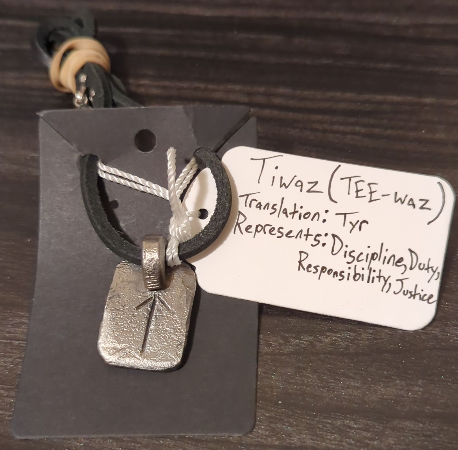 Norse Rune Pendant (Tiwaz)