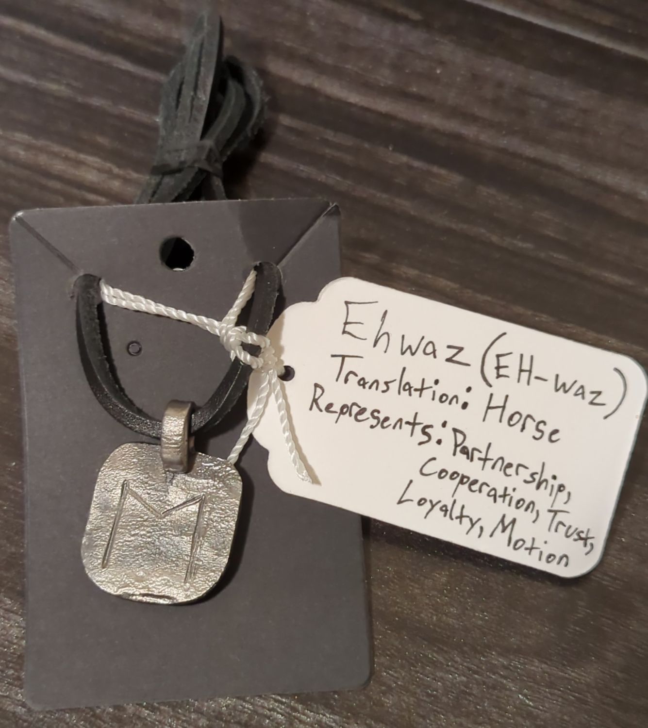 Norse Rune Pendant (Ehwaz)