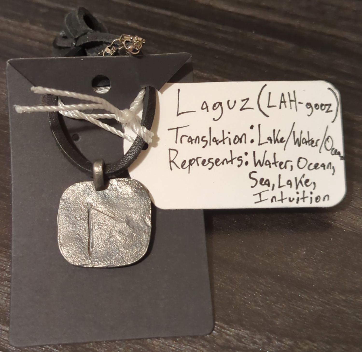 Norse Rune Pendant (Laguz)