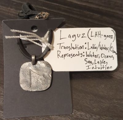 Norse Rune Pendant (Laguz)