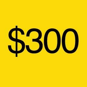 $300 Gift Certificates
