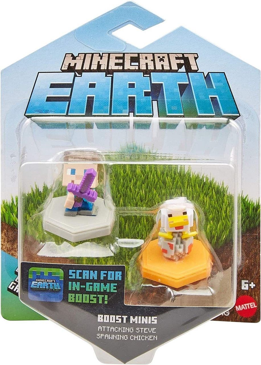 Minecraft Mini Figure 2-Pack Steve &amp; Chicken
