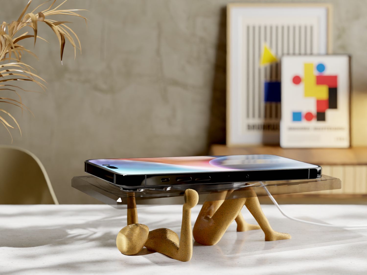 Laydown Smartphone holder