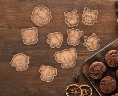 Animals Cookies cutters Brown