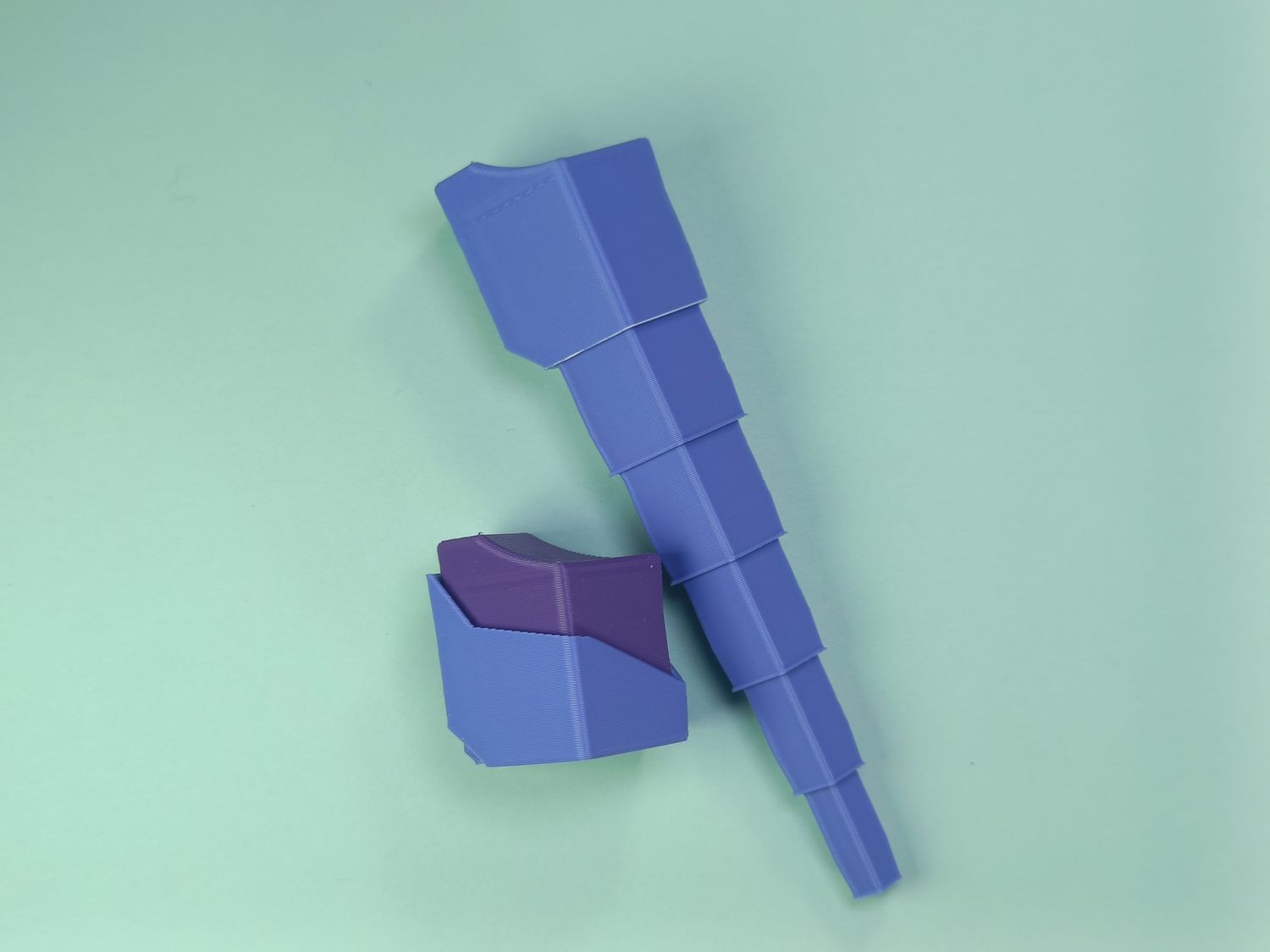 Yellow Five-note collapsible flute/whistle