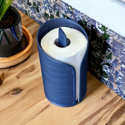 Mando Paper Roll Holder Blue