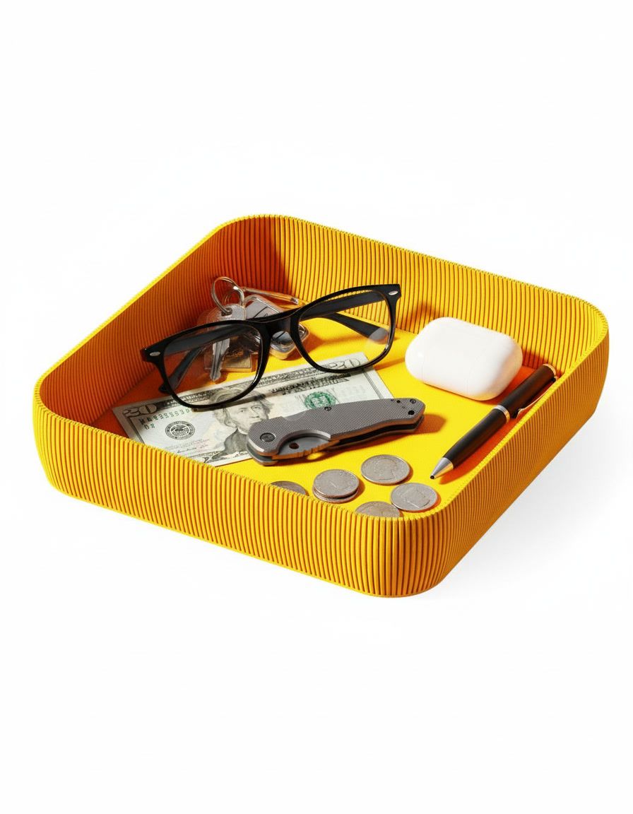 Yellow Square Organizer