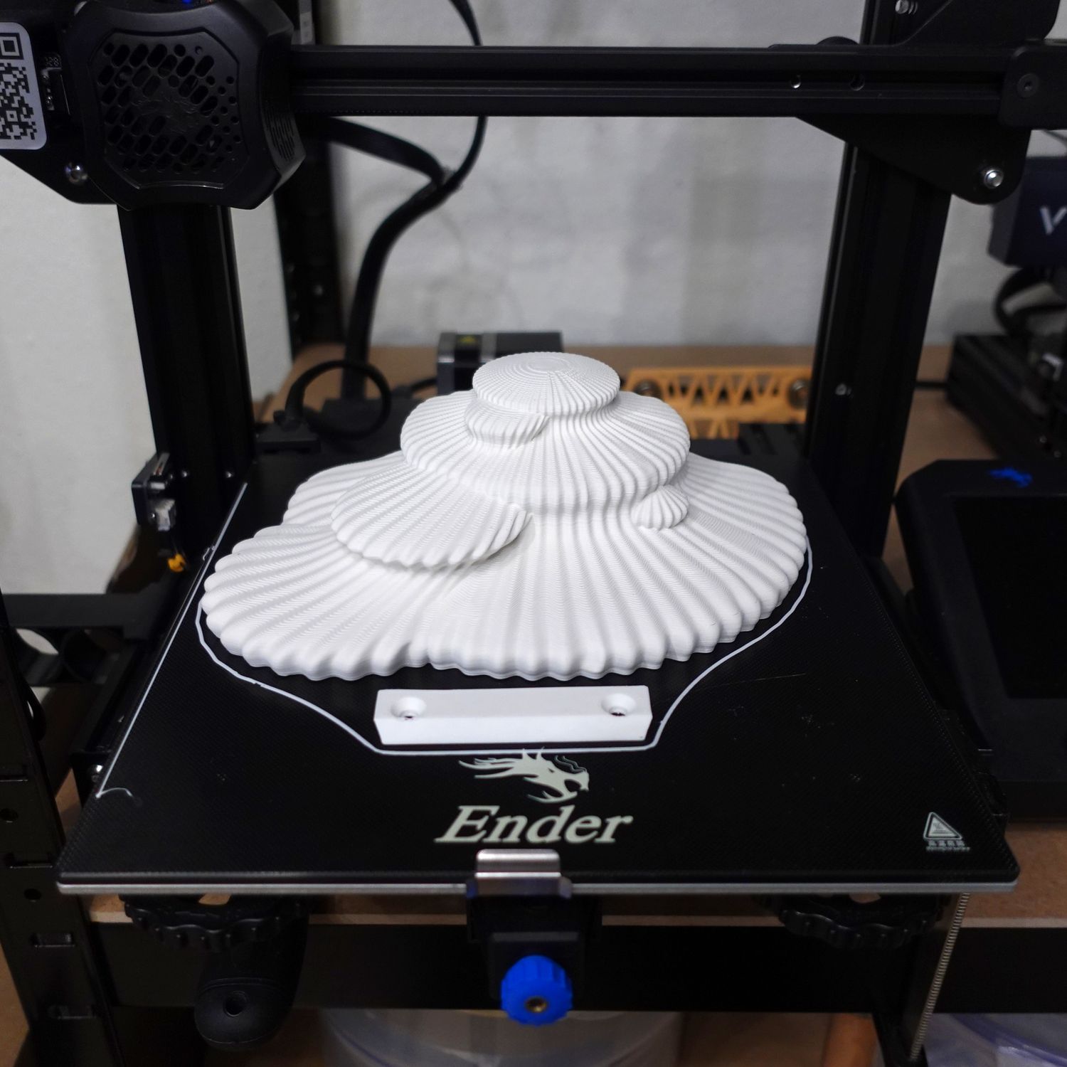 Tinder Fungus Wall Holder White