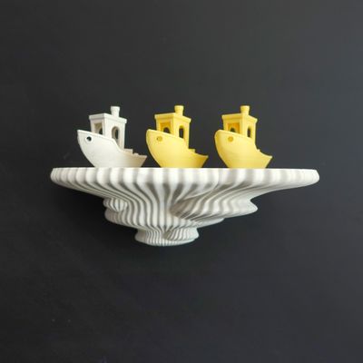 Tinder Fungus Wall Holder White