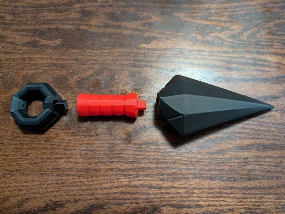 Oversized Ninja Kunai  Toy Prop &amp; Display Piece