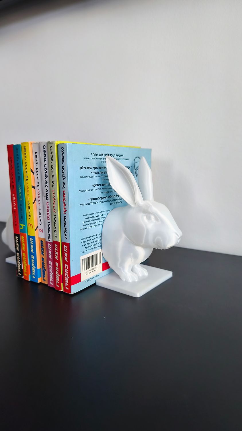 Bunny Book Holder White