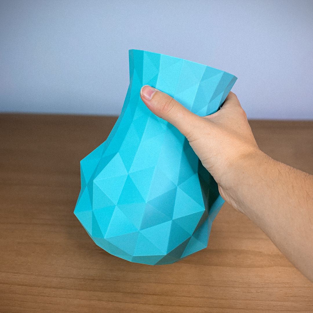 Plexa Flower Vase Light Blue