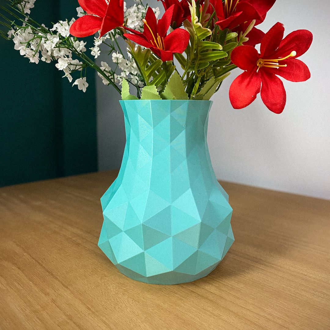 Plexa Flower Vase Light Blue