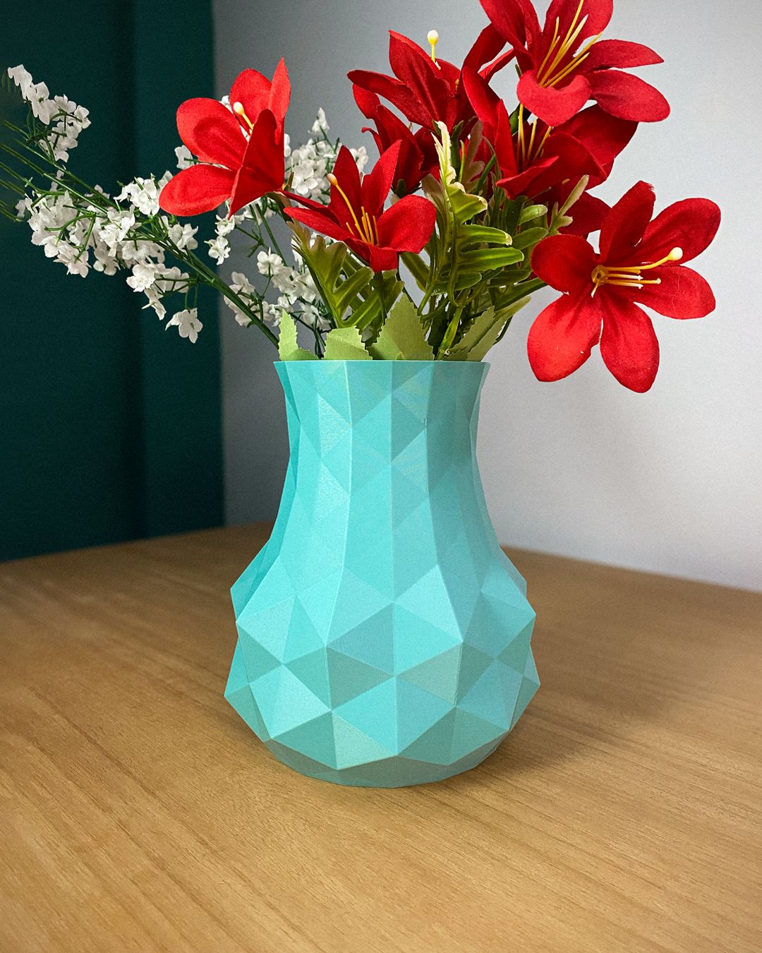 Plexa Flower Vase Light Blue
