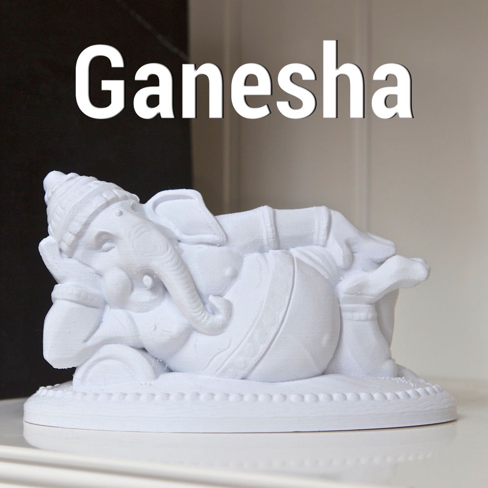 White GANESHA – Spiritual Decor