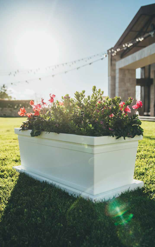 Cassetta Liscia Isonzo 80x40xh34 / 100x47x h 38 cm