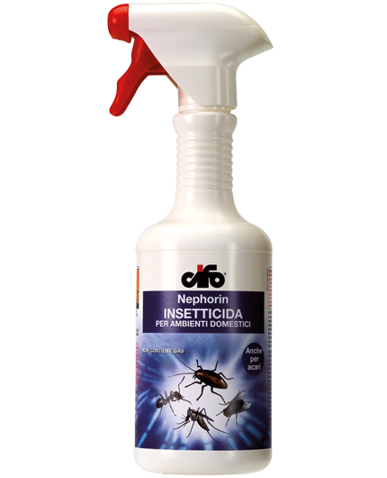 CIFO NEPHORIN INSETTICIDA FORMICHE, SCARAFAGGI, ACARI, PESCIOLINI D'ARGENTO ml 500