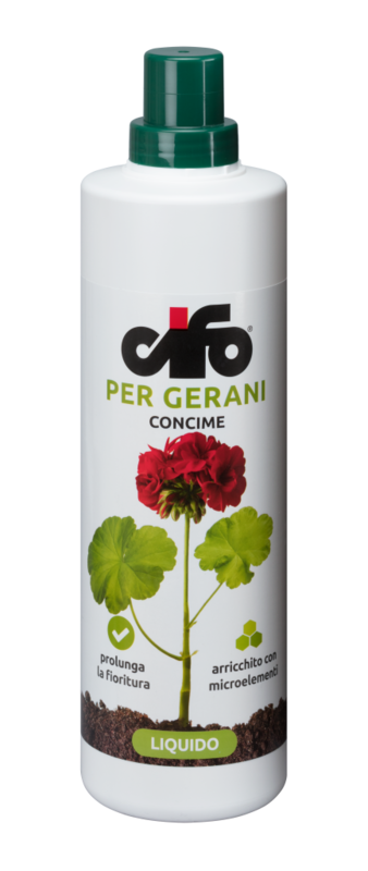 CONCIME LIQUIDO NPK 5-6-6 PER GERANI 1Lt CIFO