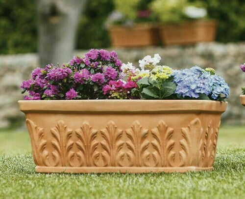 Balconetta Decorata Foglia 70 x 33 x h 27 cm