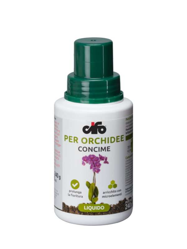 Concime per Orchidea Liquido NPK 6-6-6 da 200 ml CIFO