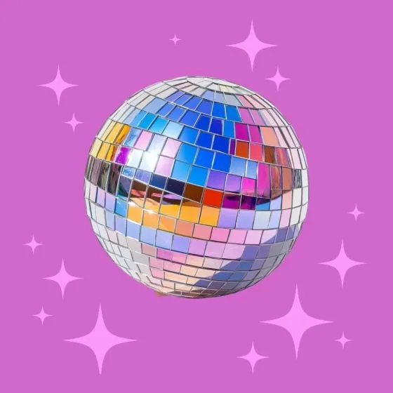 Tegeltje Discoball | Feestelijke Decoratie of Leuk Cadeau