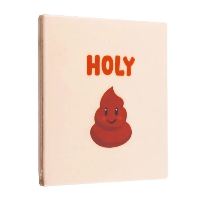 Tegeltje Holy | Grappig Cadeau of Humoristische Decoratie