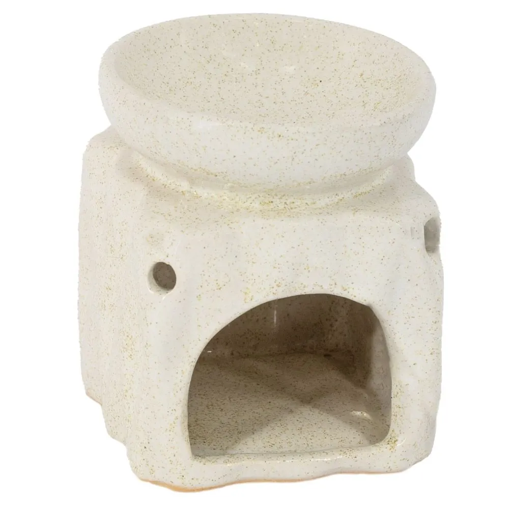 Geurbrander Rubble Beige | Moderne Aroma Diffuser Keramiek