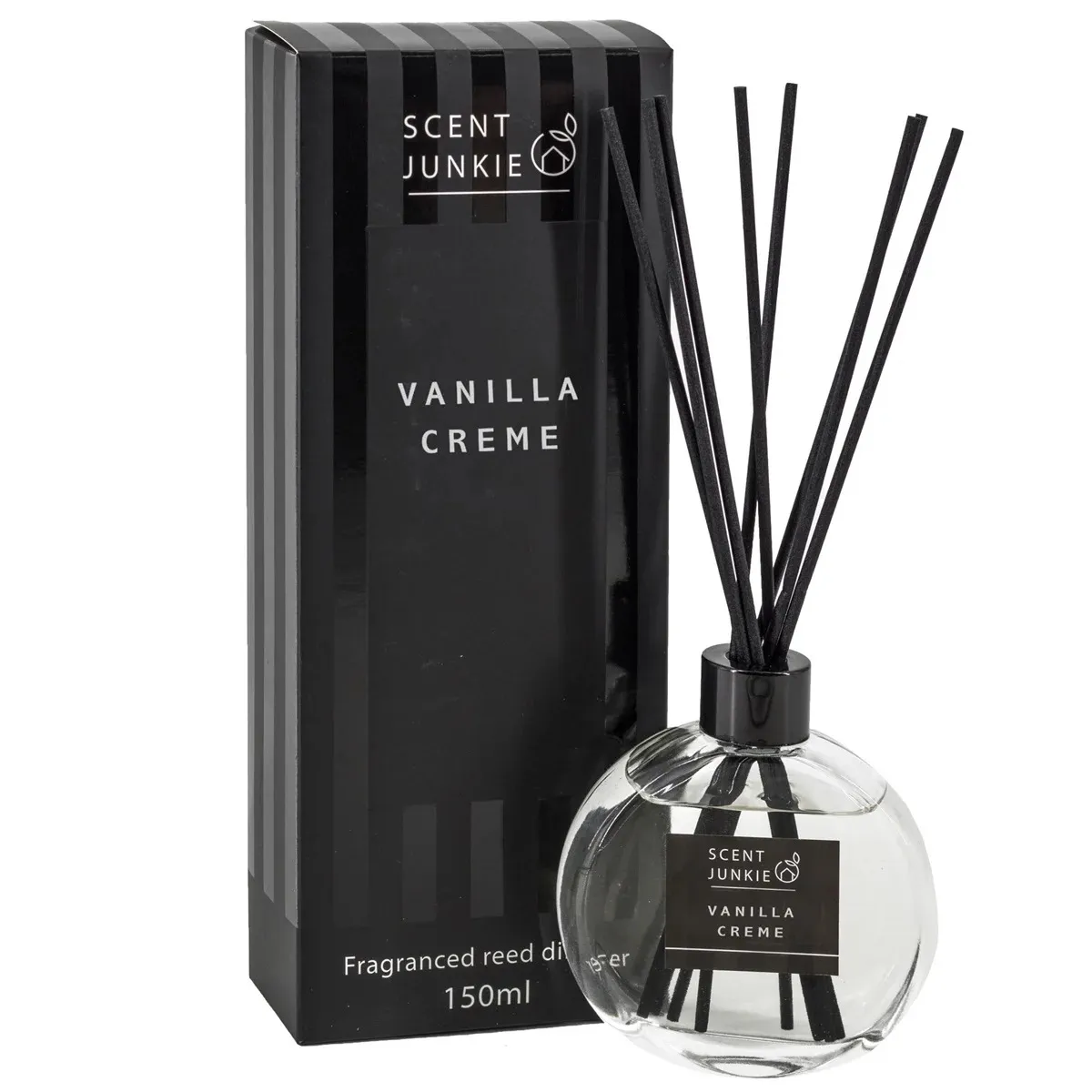 Geur diffuser Vanilla Creme 150ml | Luxe Geurstokjes Scent Junkie