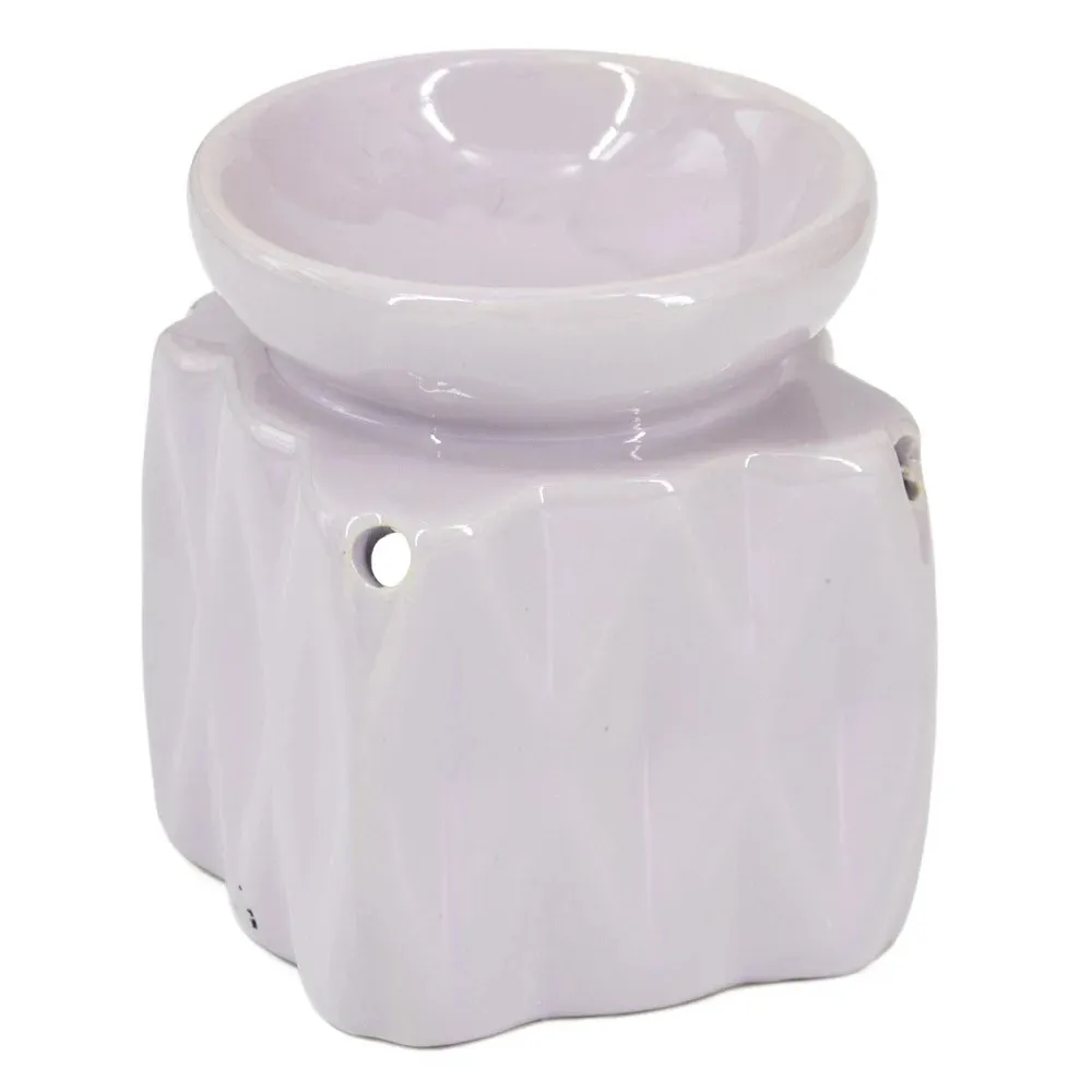 Geurbrander Rubble Lila | Moderne Aroma Diffuser Keramiek