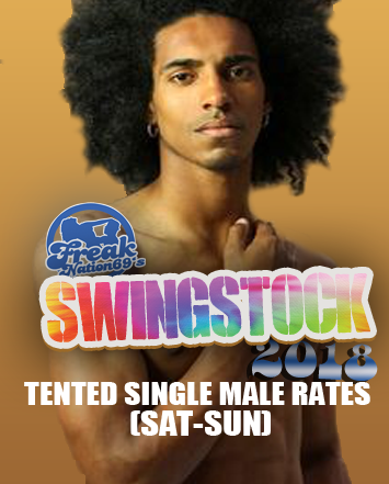 SWINGSTOCK TICKETS (TENTED SINGLE MALE RATES SAT-SUN)