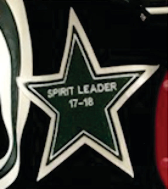 Chenille Patch - Southlake Emerald Belle Officer 5&quot; Star Patch
