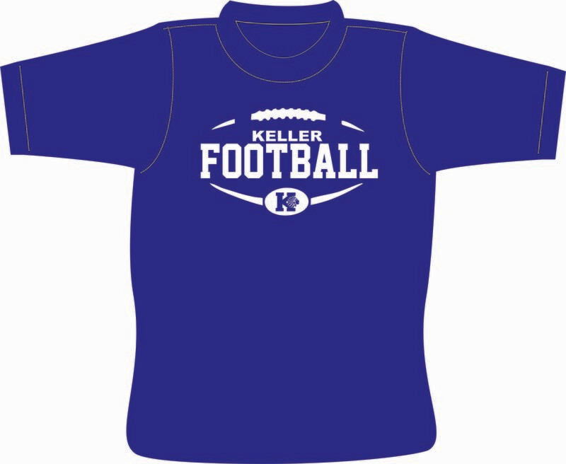 KMS Football Short Sleeve Moisture Wicking Tee (Royal)