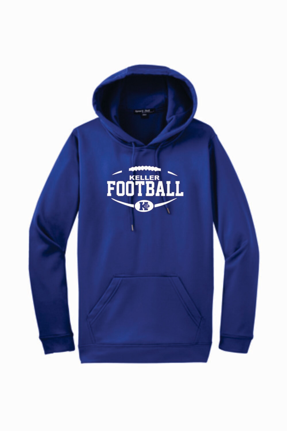 KMS Football Hooded Moisture Wicking Sweatshirt (Royal)