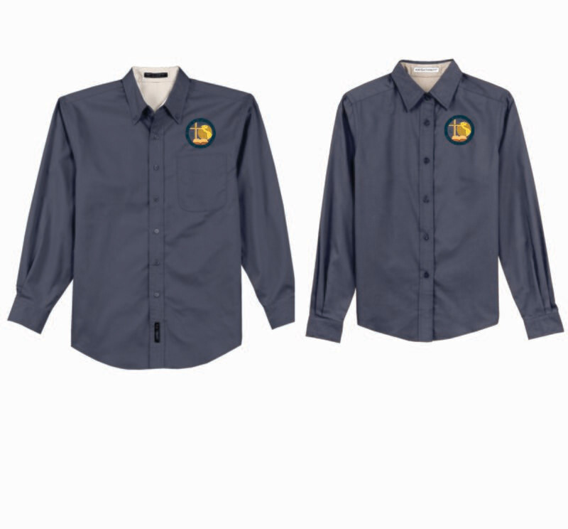 WBI S608/L608 Port Authority® Mens/Ladies Long Sleeve Easy Care Shirt
(Steel Grey/Light Stone)