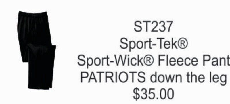 FBCS Sport-Tek® Sport-Wick® Fleece Pant ST237 (Black)