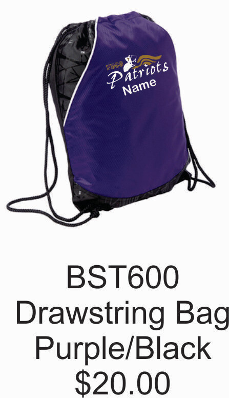 FBCS Sport-Tek® Rival Cinch Pack (BST600) Purple/Black
