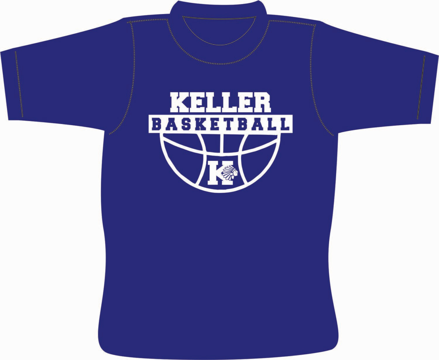 KMS Basketball Short Sleeve Tee (Royal)