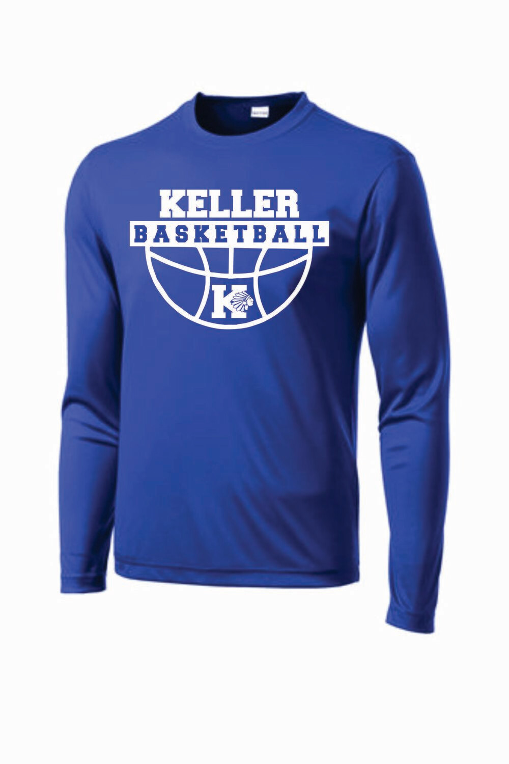 KMS Basketball Long Sleeve Tee (Royal)