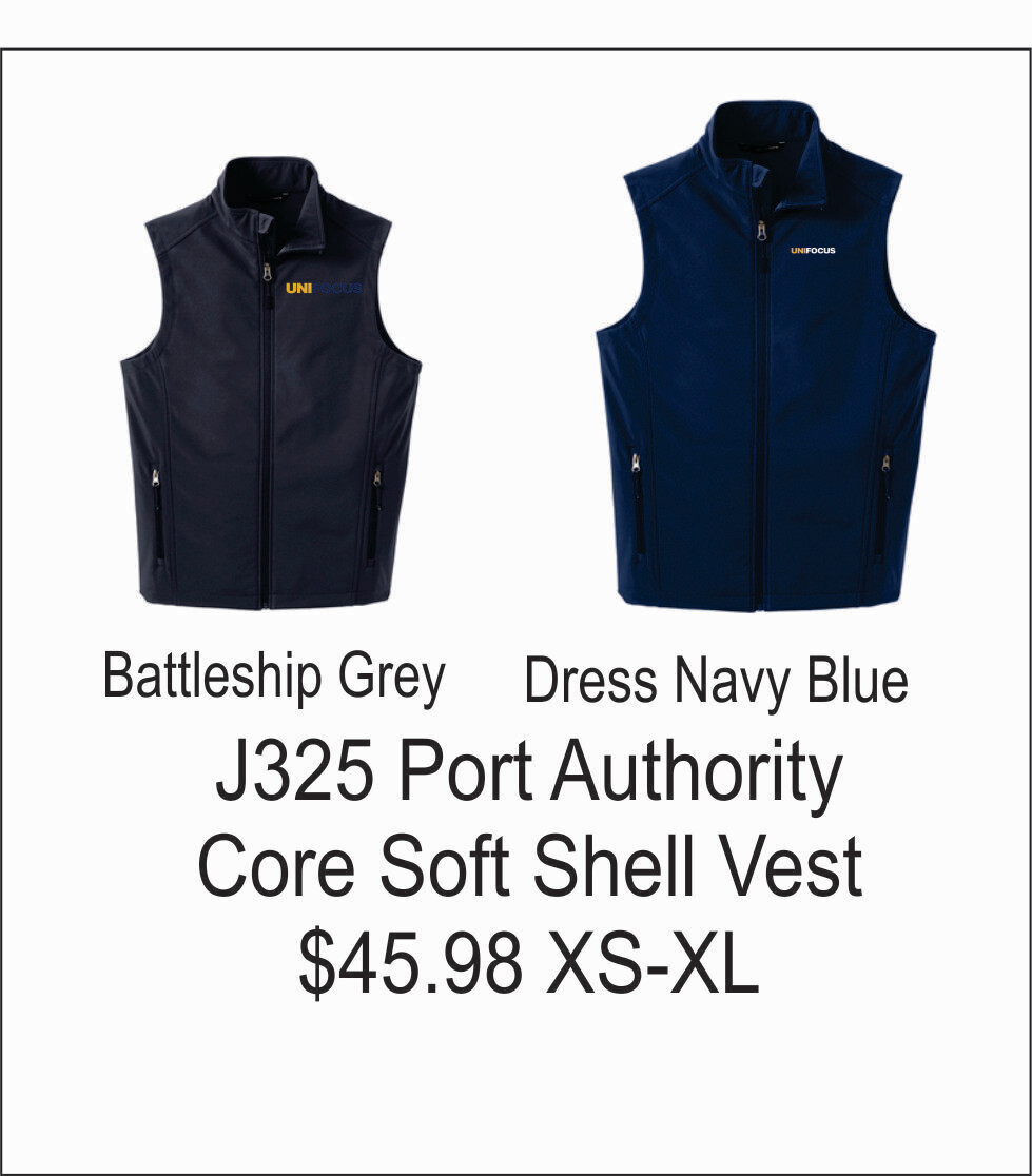 Unifocus Port Authority Core Soft Shell Vest