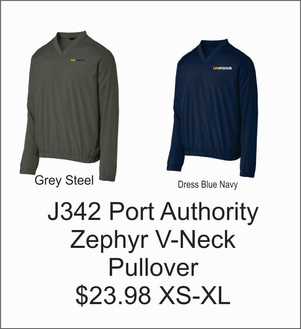 Unifocus Port Authority Zephyr V-Neck Pullover