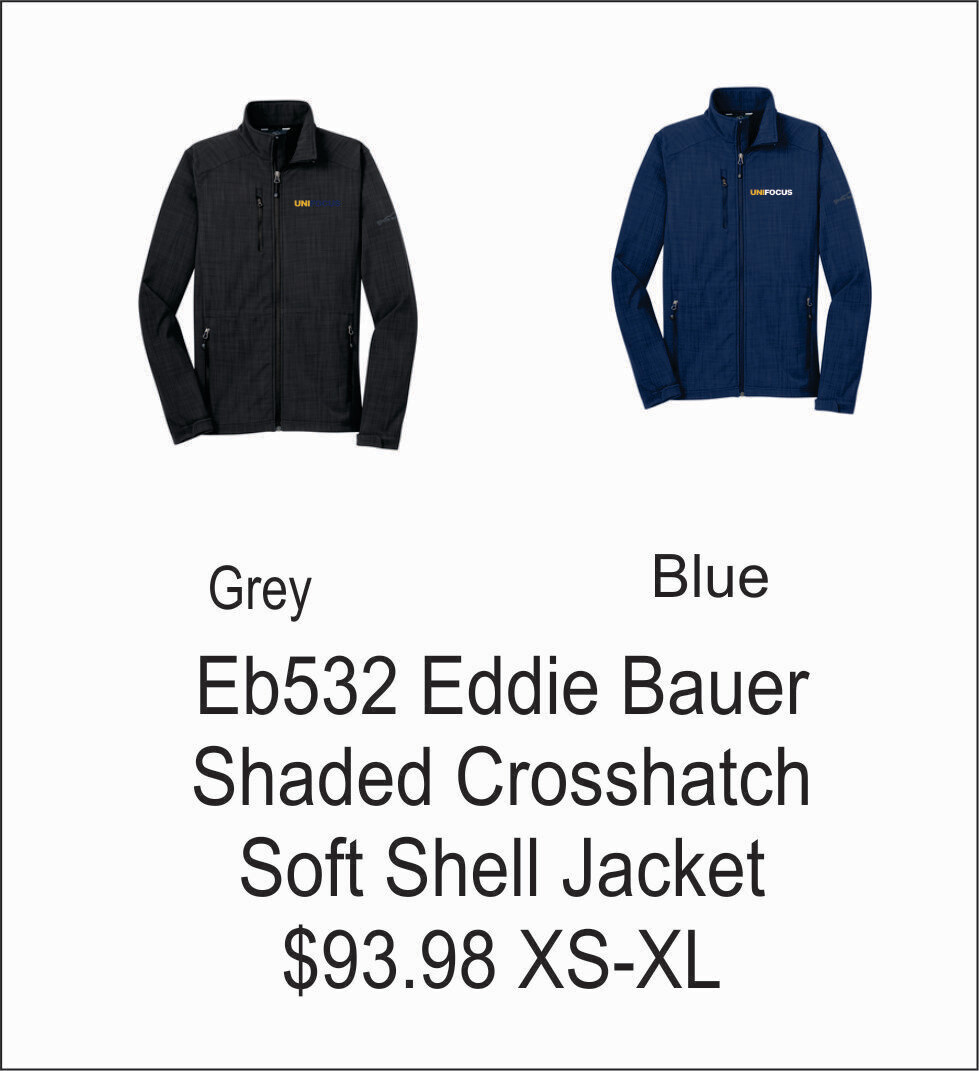 Unifocus Eddie Bauer Shaded Crosshatch Soft Shell Jacket