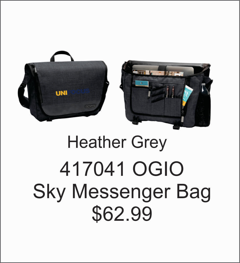 Unifocus OGIO Sky Messenger Bag (Heather Grey)
