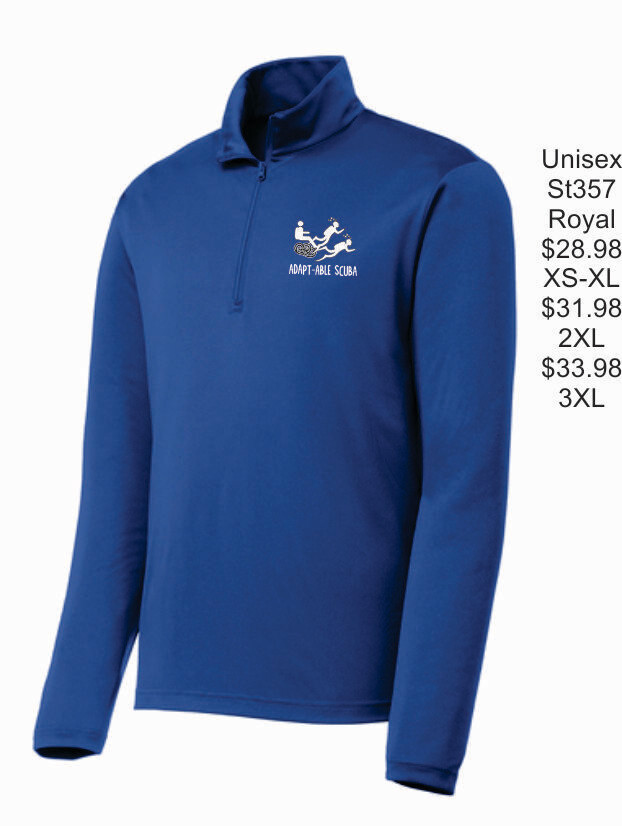 Adaptable Scuba Sport-Tek® PosiCharge® Competitor™ 1/4-Zip Pullover (Royal)