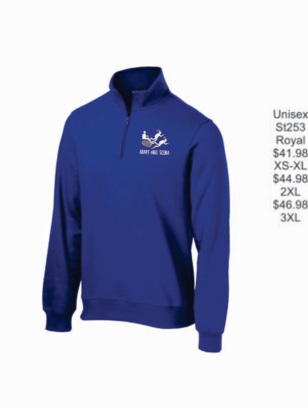 Adaptable Scuba Sport-Tek® 1/4-Zip Sweatshirt (Royal)