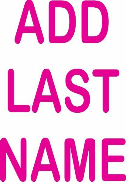 ADD LAST NAME (PER ITEM)