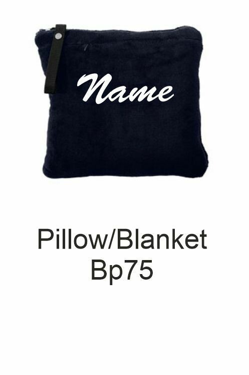 KHS Cheer Pillow/Blanket with Name (Deep Navy)