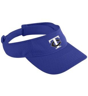 TCHS Softball Purple Visor with TC in Black/White (REQUIRED)